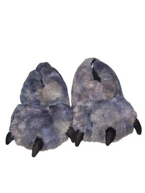 Plush Claw Slippers for Kids